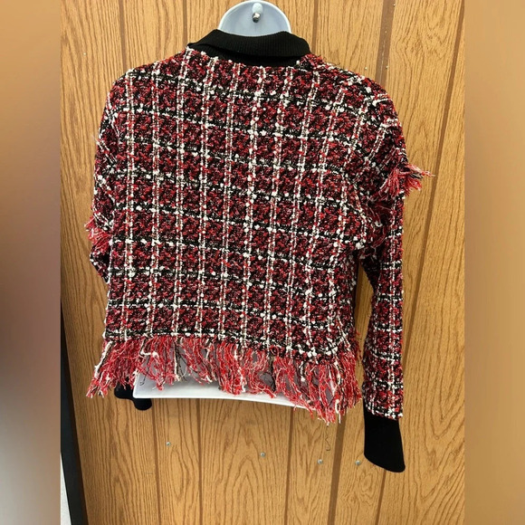 Zara party crop top sweater size xs - Picture 5 of 7